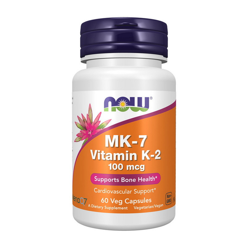 NOW MK-7 Vitamin K-2 100 mcg (60 veg caps)