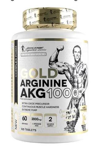 Аргінін Kevin Levrone Gold Arginine AKG 1000 mg 120 tabs
