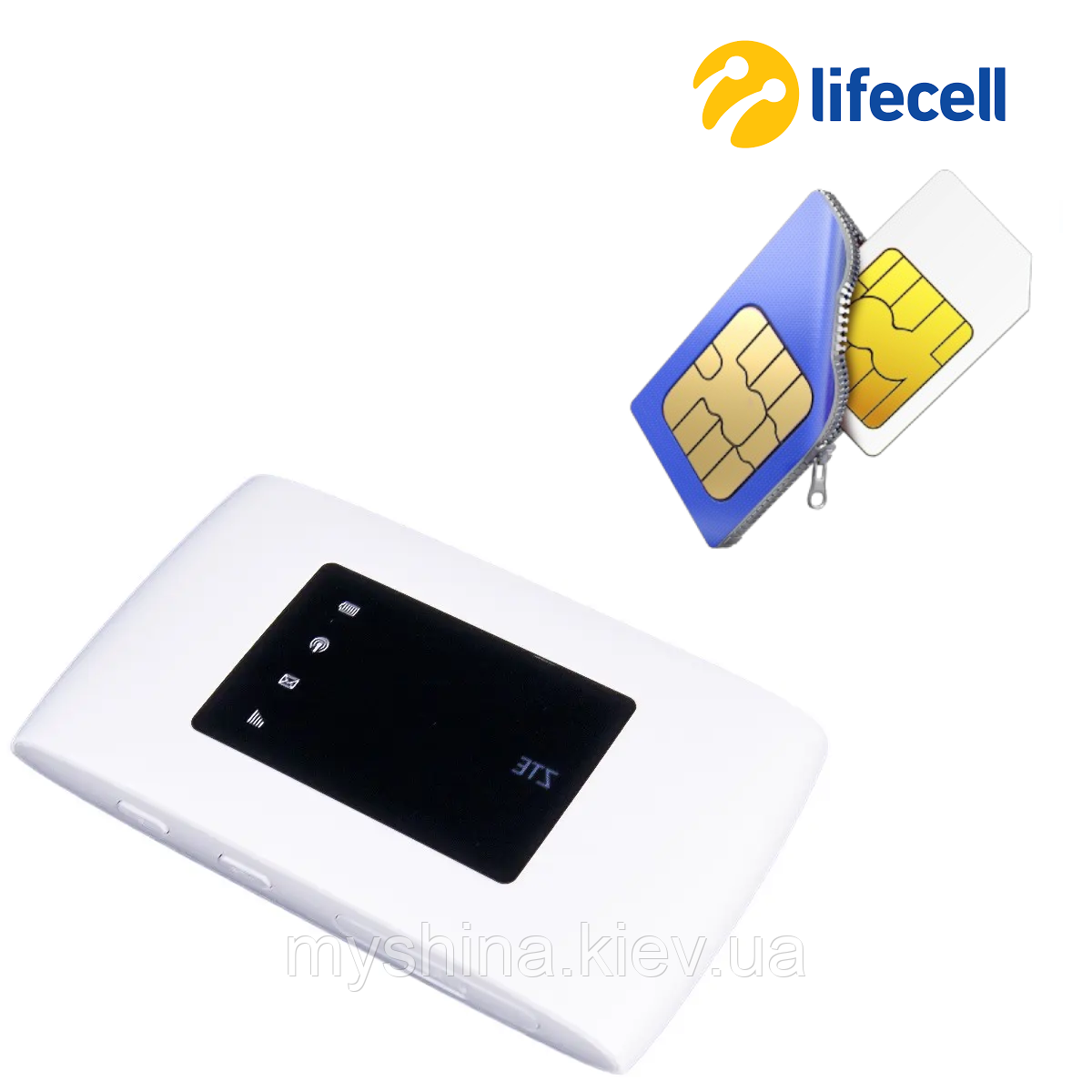 Портативний роутер 4G ZTE MF920U із SIM-картою Lifecell