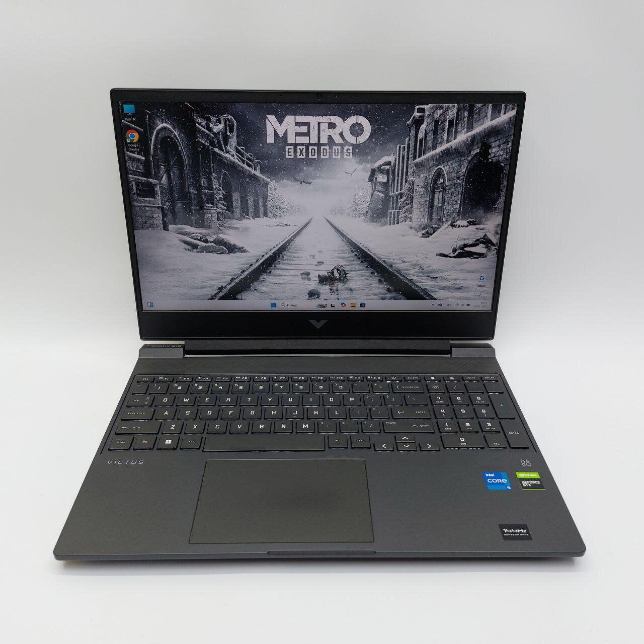 Б/в Ігровий ноутбук HP Victus 15 15.6" 1920x1080| Core i5-12450H| 32 GB RAM| 512 GB SSD| GeForce GTX 1650 4GB