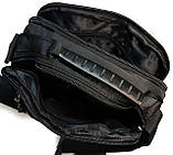 Сумка тканинна LANPAD чоловіча 21х25х11 см Чорний (LAN3791 black), фото 4