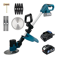 Акция Мощный аккумуляторный триммер PROFI-TEC PGT6020 POWERLine с АКБ 20V 4.0 Ah+ЗП 006988