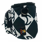 Сумка на коляску Baby Go з водовідштовхувальним покриттям та карабінами (chanel 30×18×13 см).solve, фото 5