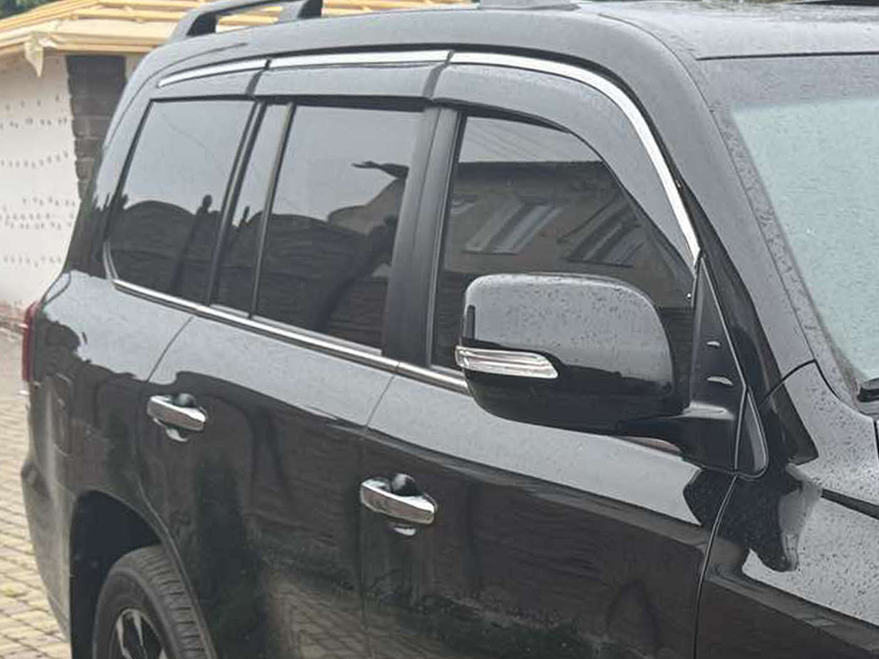 Вітровики з хромом Niken Luxury (6 шт) для Lexus LX570/450d від VLF комп., фото 1