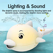 Іграшка для ванної "Дельфін" БІЛИЙ арт. 6699 B/Q топ