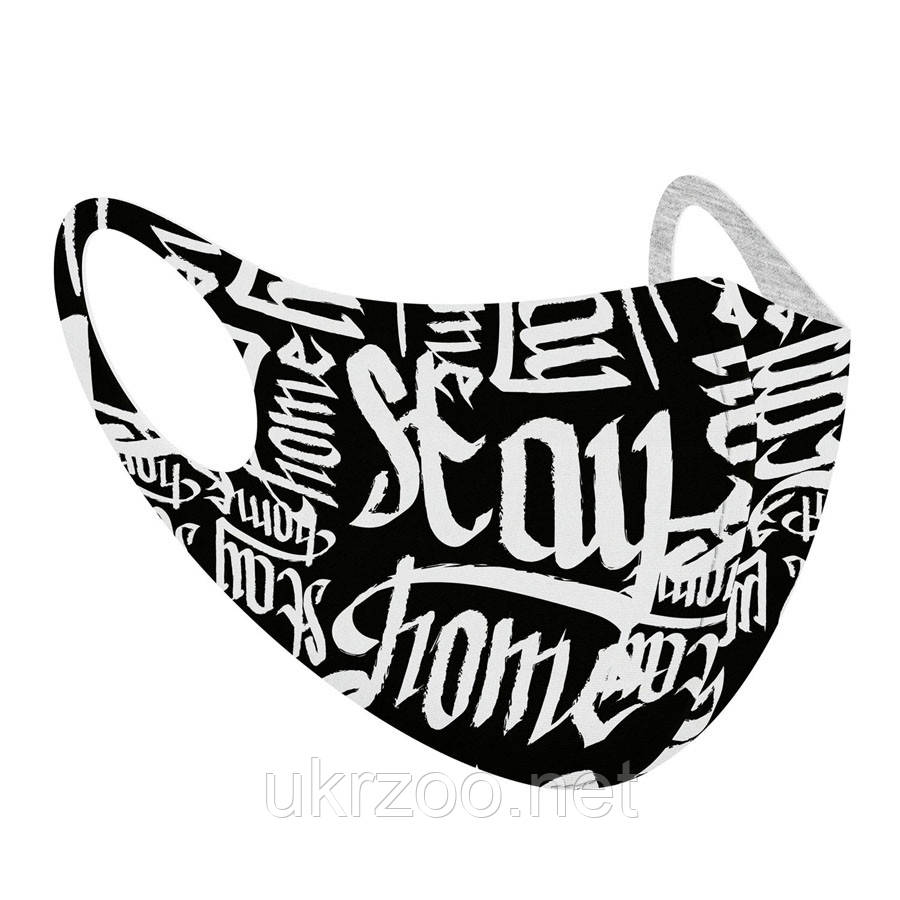 Маска захисна CoLLar з малюнком "Літери", розмір S