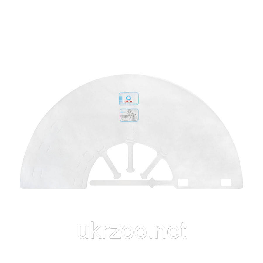 Комір пластиковий COLLAR для собак і кішок, розмір L-XL (А:47-57 см, В:30см)