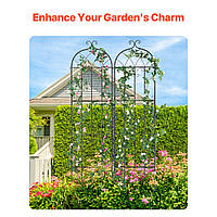 VEVOR Набір з 2 решіток, допоміжних для лазіння, решіток для рослин 51x220 см