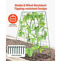 VEVOR Набір з 2 складних опор для скелелазіння A-Frame Cucumber Trellis 117x84cm