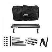 Педаль для гітари Vevor 20'' x 11'', складана, алюміній 6063, для 10-12 педалей, з відсіком для блоку живлення, легка та