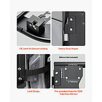VEVOR 4-дверний Jeep Tube Doors Jeep Tube Door для Jeep Wrangler JL 2018-2024 рр.