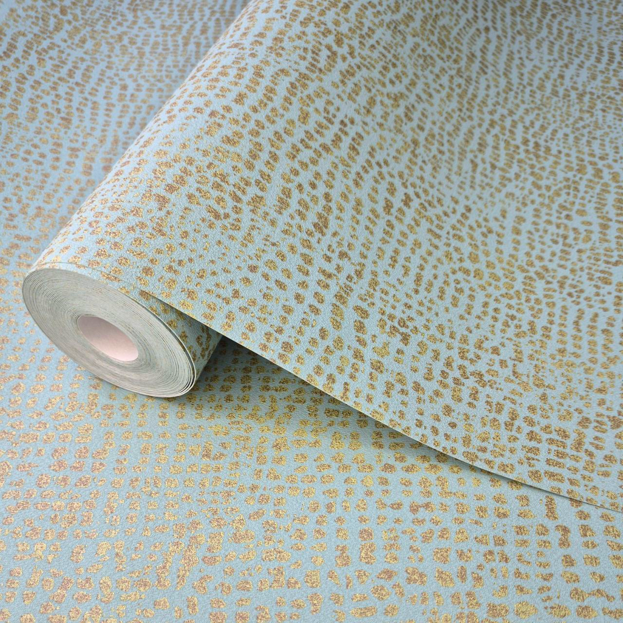 Шпалери вінілові 10.05 × 1.06 м Marburg 31355, бірюзові для спальні, вітальні, кухні, коридору, ванної кімнати, фото 1