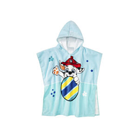 PAW Patrol Дитяче махрове пончо Маршал - дитячий рушник із капюшоном для пляжу та басайну Щенячий патруль