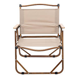 Крісло розкладне туристичне 50×51×64 см крісло складне для пікніка на природу Бежеве HP-SY-1