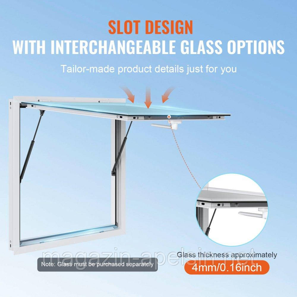 Снекова стійка VEVOR віконце food truck service тент 943х943мм