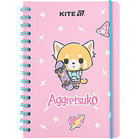 Блокнот Kite Aggretsuko A5 80 листів клітина AR25-190