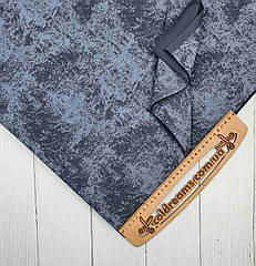 Футер двунитка "Темно-сірий мармур
"- 180см. (ротація)