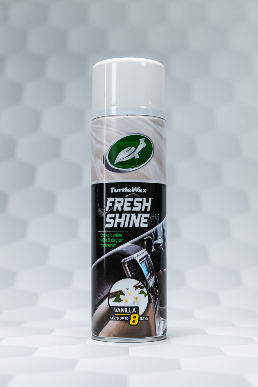 Turtle Wax 53010 Поліроль аероз. для панелі приладів з освіжувачем повітря "Ваніль" 500мл