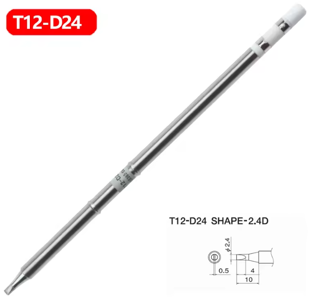 Жало паяльника T12-D24 для паяльної станції