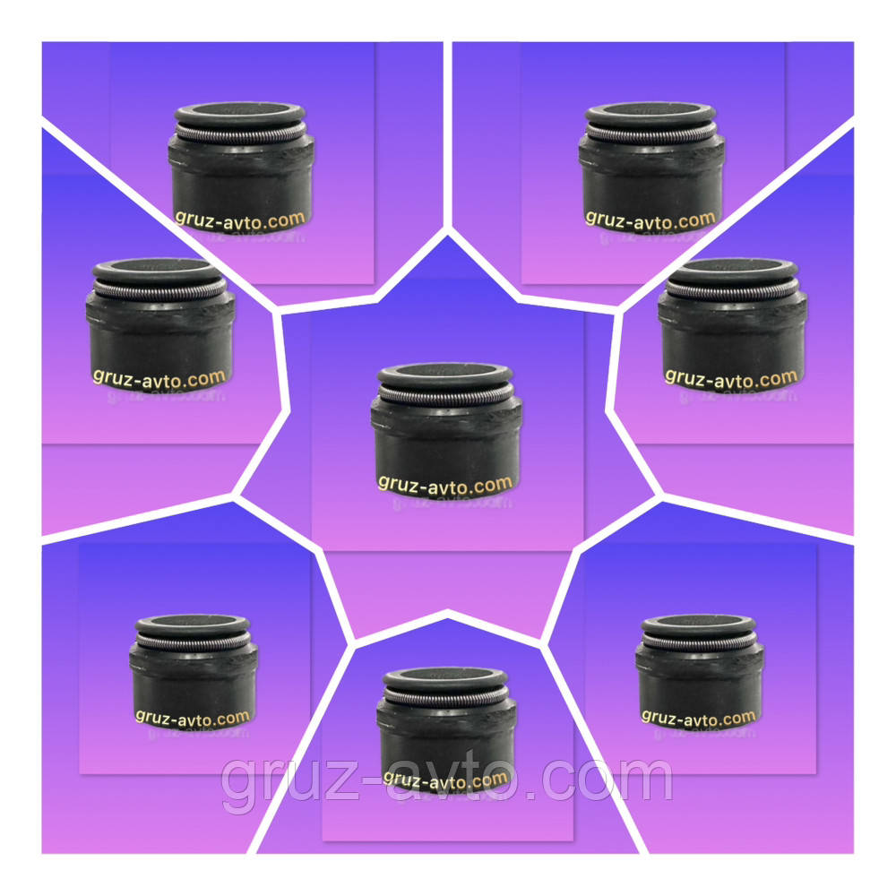 Сальники клапанів ГАЗ-53 ГАЗ-3307 ГАЗ-66 Волга 2410 комплект-8 шт