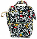 Сумка-рюкзак для мами Disney 3 в 1 + сумка+USB+карабіни+пеленальний матрацик Baby GO, фото 3