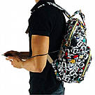 Сумка-рюкзак для мами Disney 3 в 1 + сумка+USB+карабіни+пеленальний матрацик Baby GO, фото 10