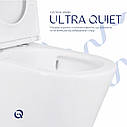 Унітаз-компакт Qtap Scorpio безободковий Ultra Quiet з сидінням Soft-close QT14222125AUQW, фото 6
