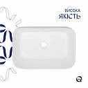 Раковина-чаша Qtap Scorpio 550х390х120 White QT14112243WN, фото 5