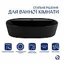 Раковина-чаша Qtap Scorpio 505х385х120 Matt black QT142202MBMBN, фото 4