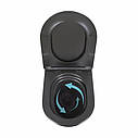 Унітаз підвісний Qtap Robin New Ultra Quiet безобідковий з сидінням Soft-close MATT BLACK QT13332381АSMB, фото 7