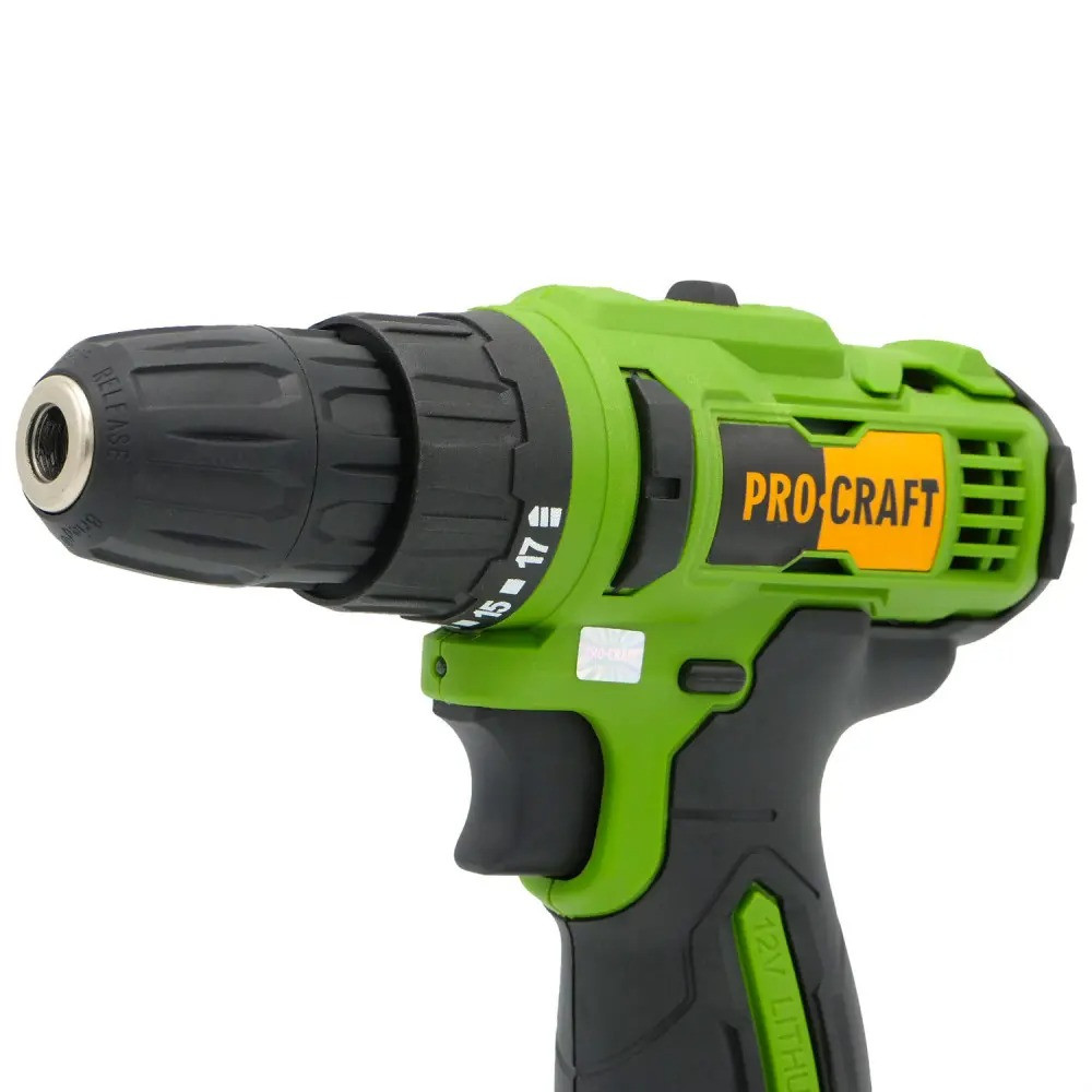 АКБ шуруповерт Procraft PA12Li COMPACT (12В, 1,5Аг) Акумуляторний Прокрафт