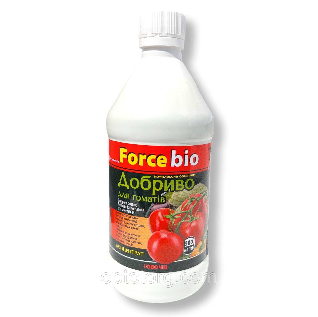 Force bio Добриво комплексне органічне для томатів і овочів 500 мл