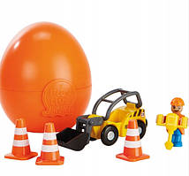 Playtive Ігровий набір іграшка-сюрприз Будівельник з фігурками підходить для дерев'яної залізниці Playtive, Brio, Ecotoys, Doris