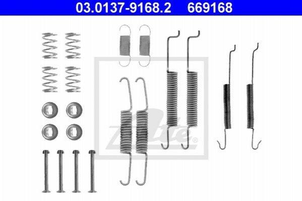 К/т монтажний колодок ATE 03013791682 Volkswagen Polo, Golf, Vento, Caddy, Jetta, Passat; Seat Cordoba, Ibiza,