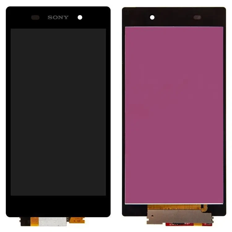 Дисплей для Sony C6902 L39h Xperia Z1, з сенсорним склом, чорний