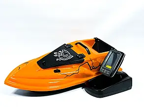 Прикормочный кораблик Фурия Шторм с GPS MaxiCortex и эхолотом Toslon TF520