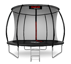 Батут Neo-Sport Premium 252 см із внутрішньою сіткою чорний