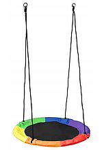 Гойдалка гніздо Romek 100см різнокольорова