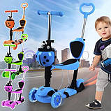 Самокат дитячий із димом і звуком і турбінами scooter, фото 4