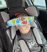 Держатель для головы ребёнка в автокресле Автосплюша Leluno комфорт и безопасность в дороге