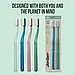 Набір м'яких зубних щіток Jordan Green Clean Manual Toothbrush Soft 4 шт, фото 7