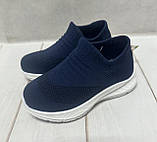 Літні дитячі кросівки шкарпетки тканинні Jong Golf сині 28-31, фото 3