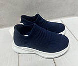 Літні дитячі кросівки шкарпетки тканинні Jong Golf сині 28-31, фото 4