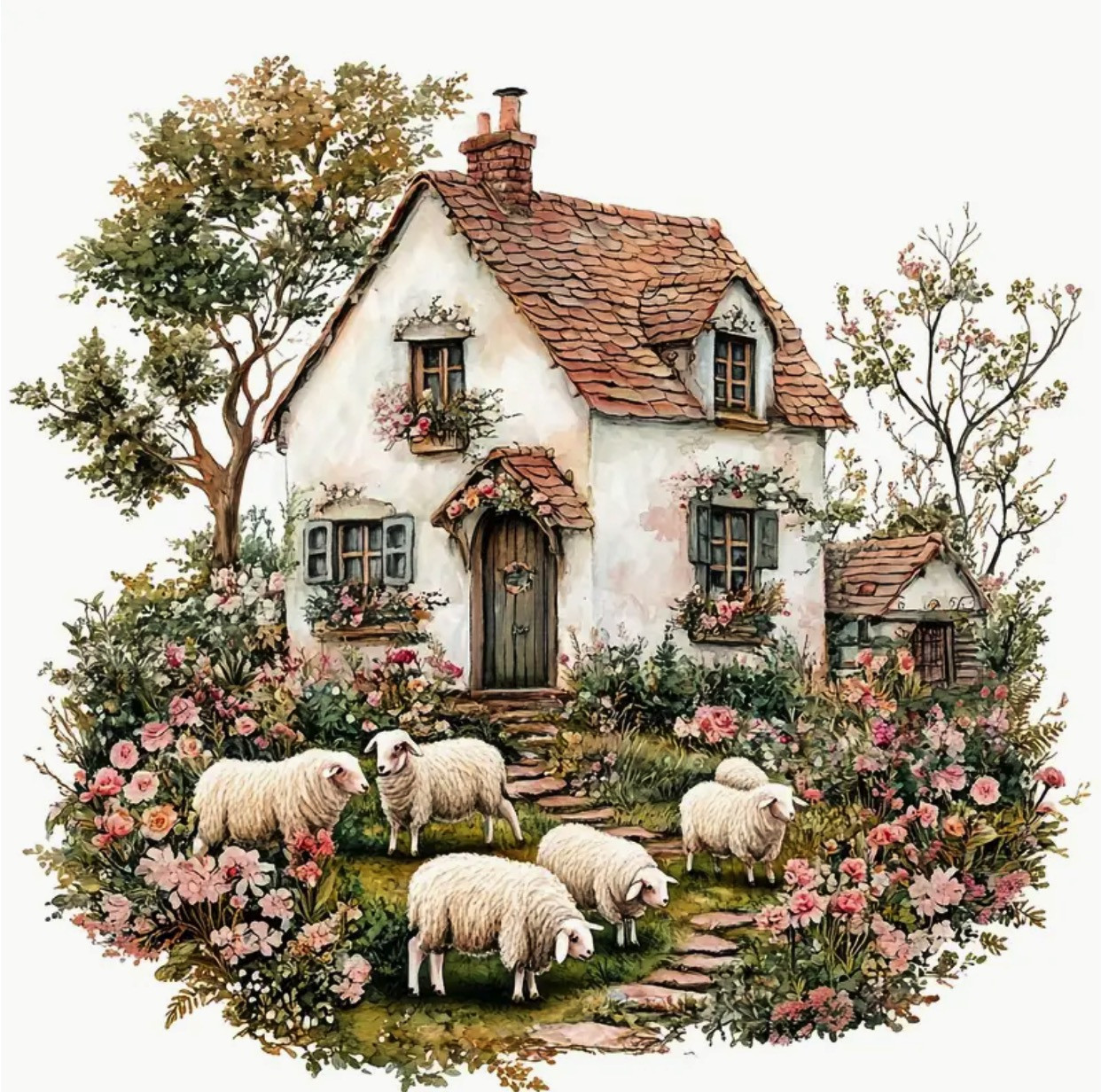 Набір для вишивання за нанесеною на канву схемою "Icon".AIDA 14CT printed, 40*40 см, фото 1