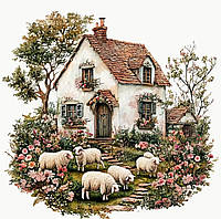 Набір для вишивання за нанесеною на канву схемою "Icon".AIDA 14CT printed, 40*40 см