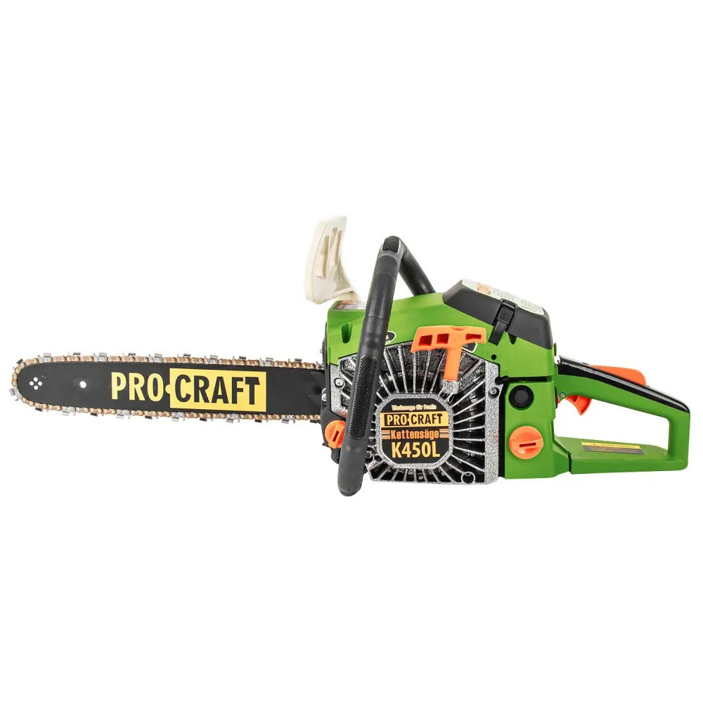 Пила бензинова Procraft K450L (3,6 кВт, 8500 об/м) Бензопила Прокрафт