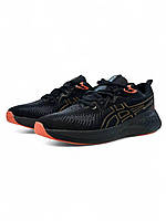 Чорні текстильні чоловічі кросівки Asics GEL-Cumulus 25 Black Orange