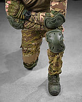 Наколінники тактичні + налокітник олива ВТ7986