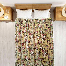 Плед полегшений із мікрофібри True Love Квіти 200х220 см