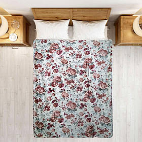 Плед полегшений із мікрофібри True Love Квіти 200х220 см